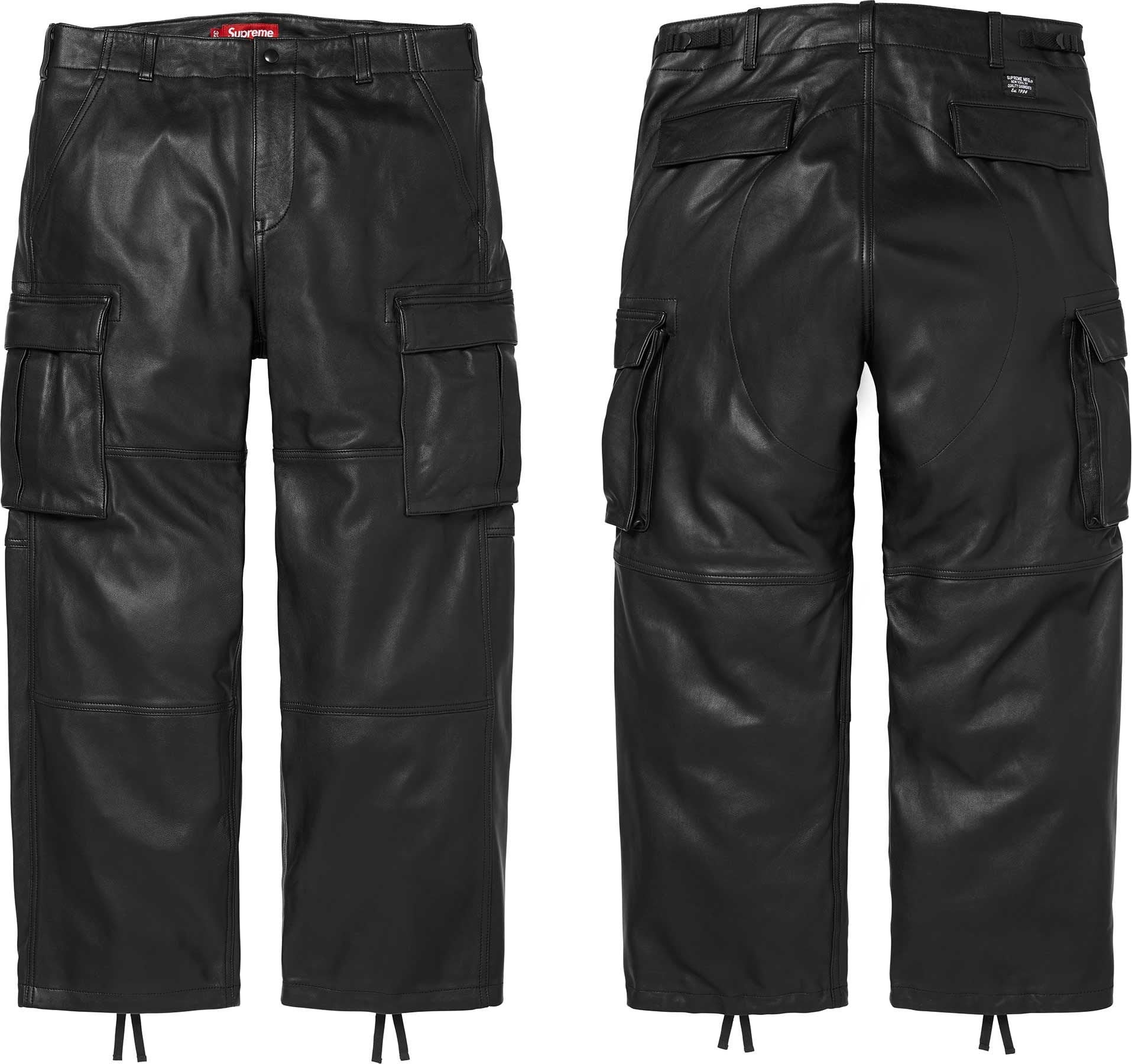 Leather Cargo Pant